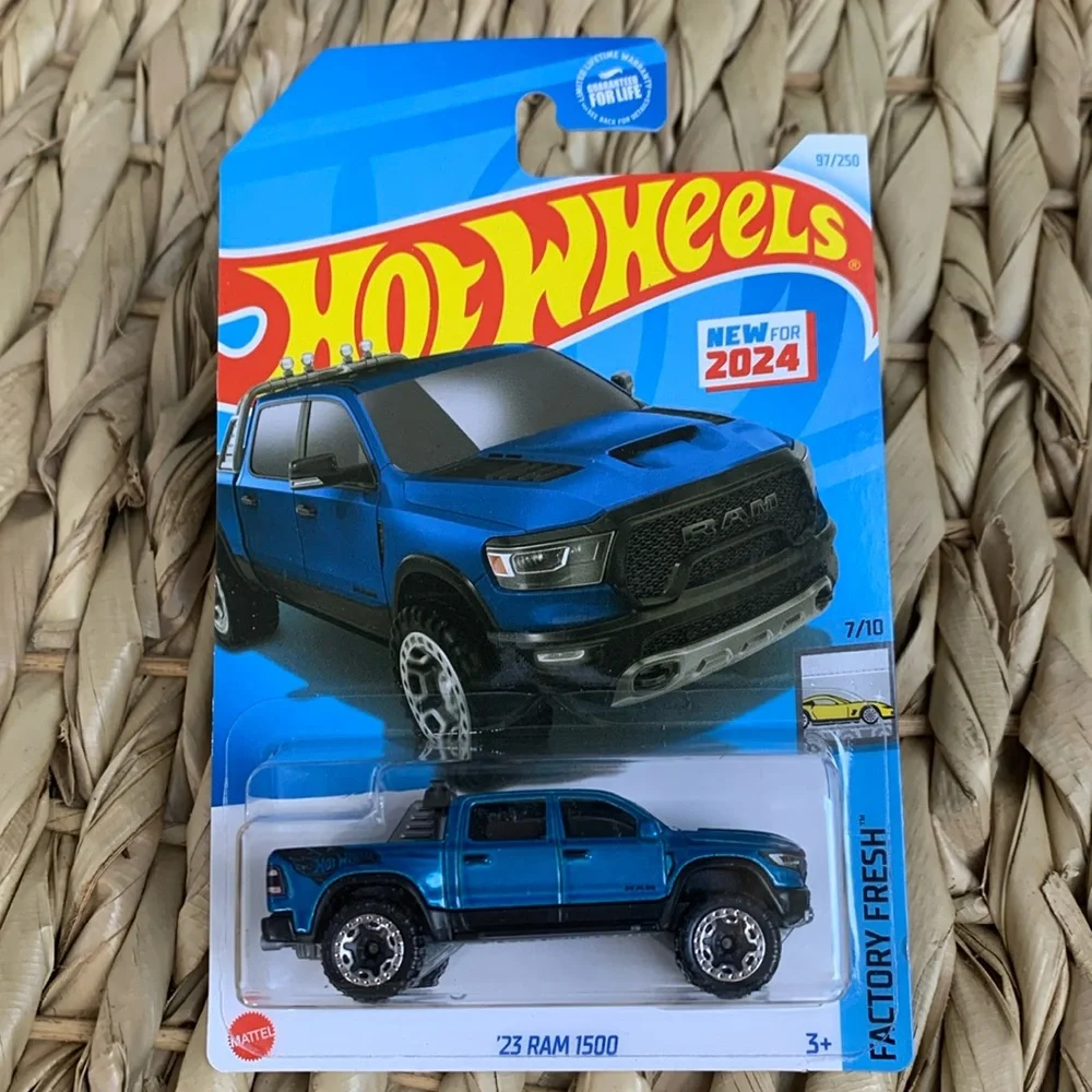 2023 Ram 1500 Hot Wheels Pickup Truck Blue Hotwheels 2024 Casting New